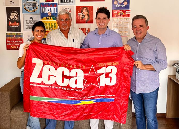 Vander e Zeca confirmam apoio à pré-candidatura de Camila Jara à prefeitura de Campo Grande