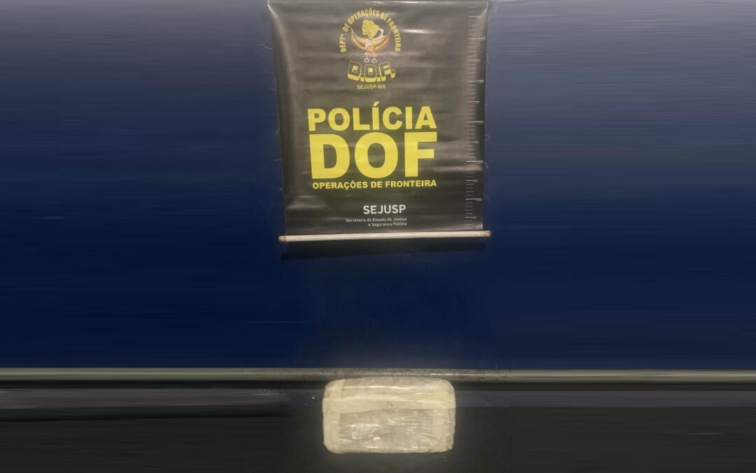 Homem que seguia com pasta-base de cocaína para Campo Grande é preso na região de Ponta Porã