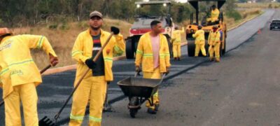 Bonito: pavimentação da Estrada do 21 chega aos 6 quilômetros finais