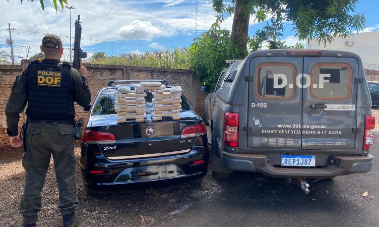 Casal que seguia com maconha para Brasília é preso pelo DOF em Maracaju