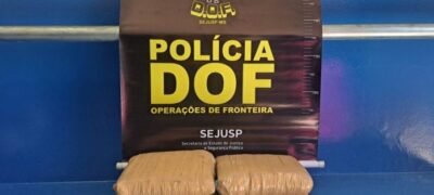 Passageira de ônibus que seguia com maconha para Goiânia é presa pelo DOF em Amambai