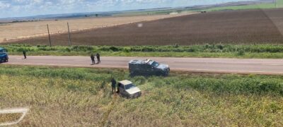 Em ação integrada pelo ar e por terra veículo e motocicleta são recuperados pelo DOF na região de Maracaju