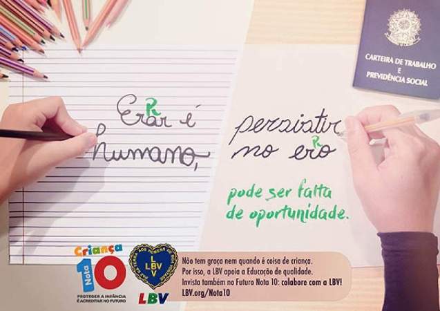 LBV realiza entrega de kits pedagógicos à crianças e adolescentes em Bela Vista