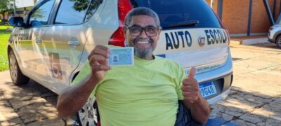 Habilitado pelo CNH MS Social, José agora sonha com carro adaptado para ter liberdade completa