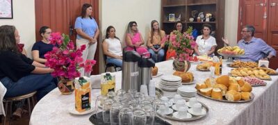 Dia 08 de março: prefeito Nelson Cintra e primeira-dama, Maria Lúcia, participam de Café da manhã especial