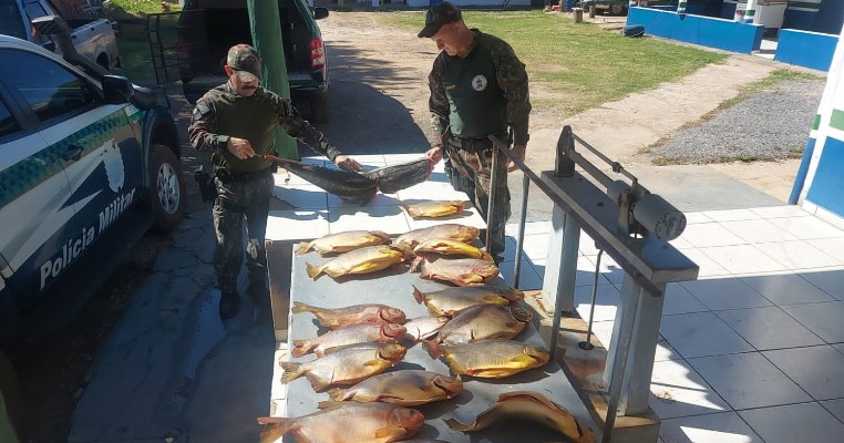 PMA de Porto Murtinho apreende 136 kg de pescados