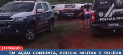 Em ação conjunta, PM e Policia Civil prendem autor de tráfico de drogas em Jardim