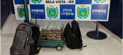 Policia Militar em Bela Vista apreende adolescente autor de tráfico de drogas