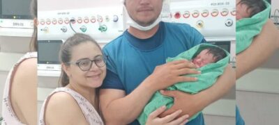 No Dia das Mães, Heitor chegou realizando o sonho de Camila de ser mãe