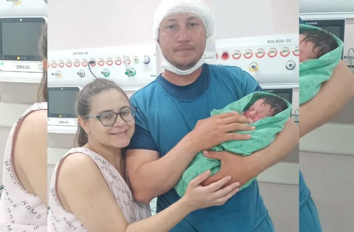 No Dia das Mães, Heitor chegou realizando o sonho de Camila de ser mãe