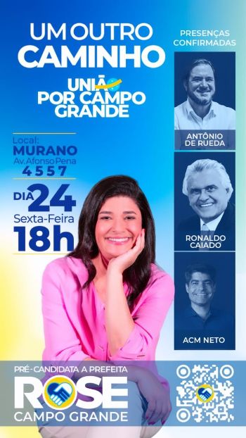 Lideranças nacionais marcam o inicio da pré-campanha de Rose Modesto na Capital