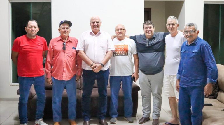 Neco Pagliosa recebe visita de amigos do Partido dos Trabalhadores de Caracol