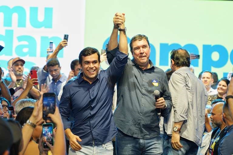 Beto Pereira é oficializado como pré-candidato à Prefeitura de Campo Grande pelo PSDB em festa com 5 mil pessoas