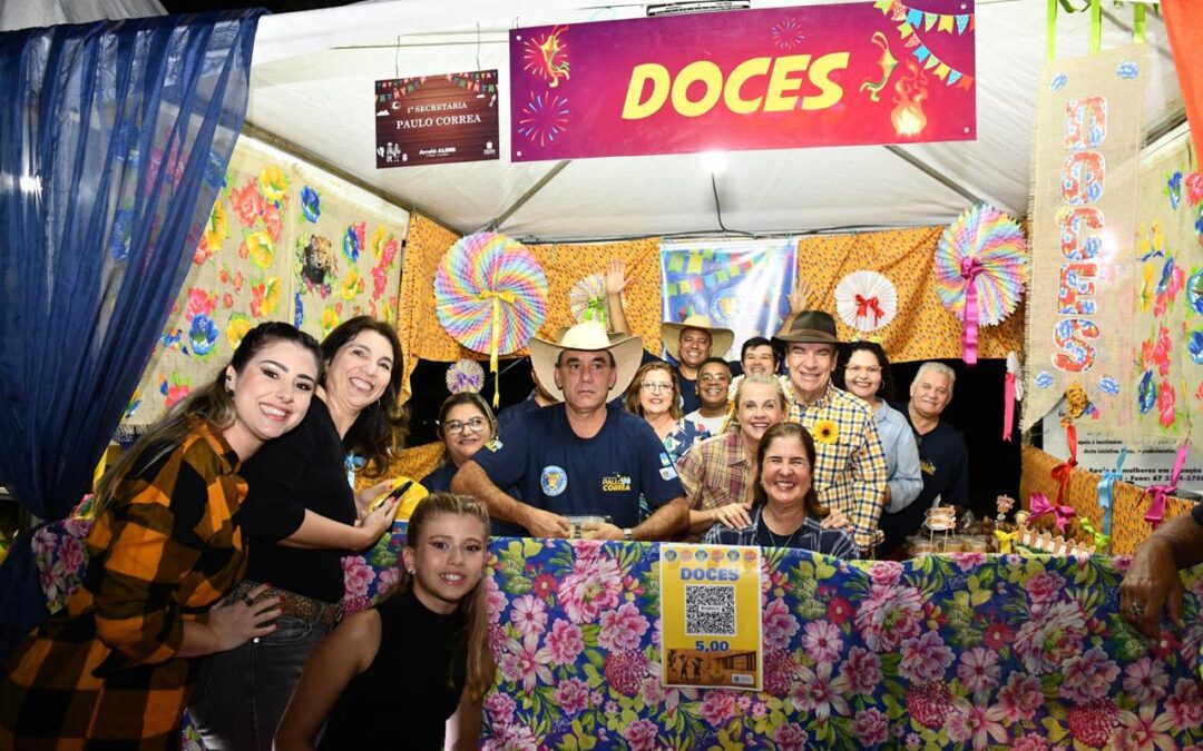 Apadrinhado por Paulo Corrêa, Grupo Onça Pintada marca presença na festa junina da ALEMS