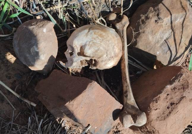 Encontram restos de esqueletos em uma fazenda em Bella Vista Paraguai