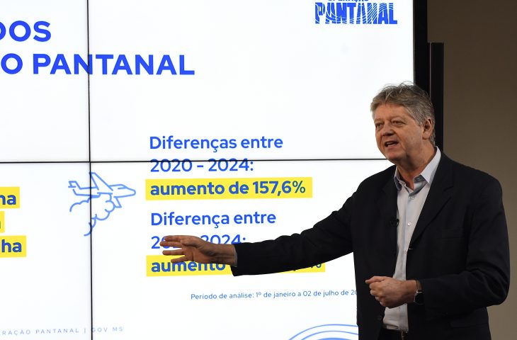 Transparência: em transmissão via internet, Governo de MS detalha ações de combate aos incêndios no Pantanal