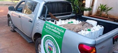 Polícia Militar Ambiental de Jardim/MS autua homem pelo transporte irregular de agrotóxicos vencidos