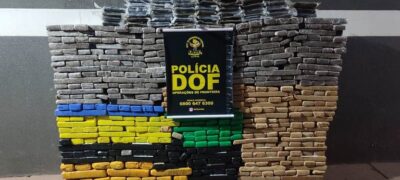 Veículo com carga milionária de maconha e haxixe marroquino é apreendido pelo DOF em Ponta Porã