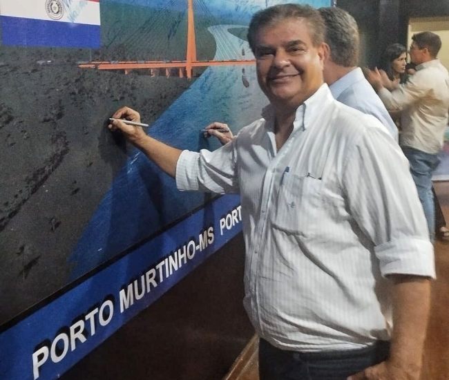 Rota Bioceânica: Senador Nelsinho Trad conquista R$ 1,9 milhão para obras em Porto Murtinho Brasil