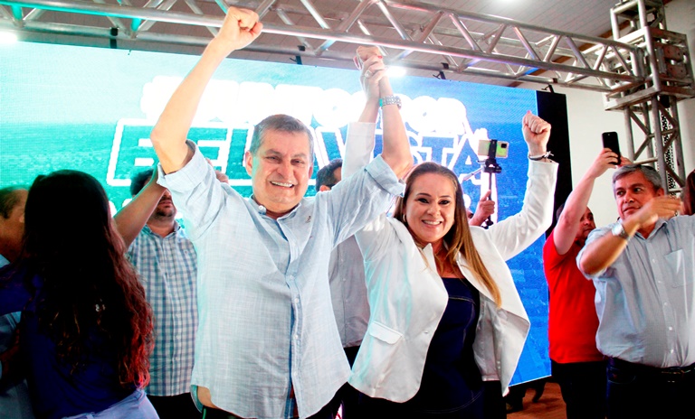 Aires Cafure inicia corrida eleitoral em Bela Vista ao lado de grandes nomes da política