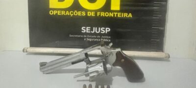 Homem é preso pelo DOF com arma de fogo e munições ilegais em Vista Alegre