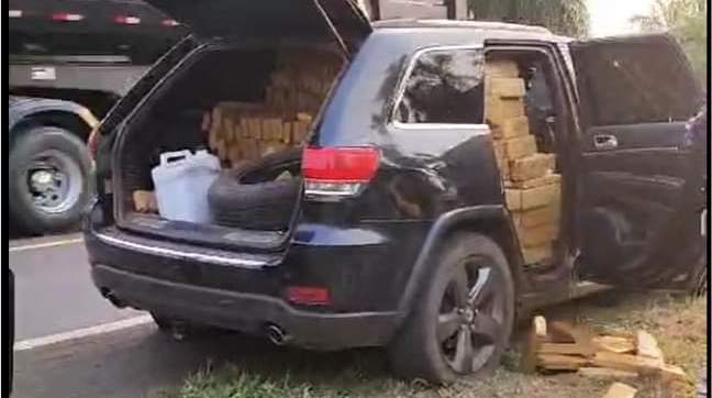 Menor é detido com 955 kg de maconha após perseguição no Distrito Alto Caracol