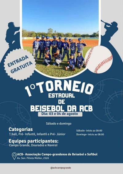 Associação Campograndense de Beisebol realiza o 1º Torneio Estadual