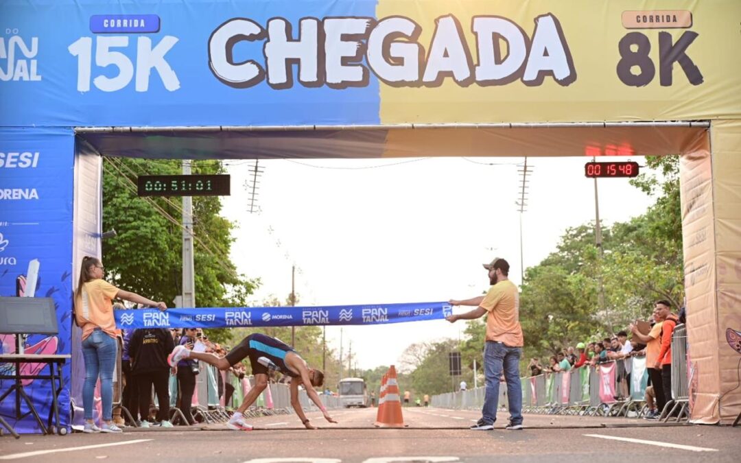 Brasileiro e queniana vencem a categoria elite da Corrida do Pantanal 2024