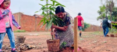 Ação Cidadania ECOmunitária planta árvores e semeia a ideia de que o futuro é ancestral