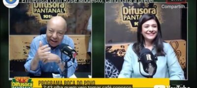 Rose participa de rodada de entrevista e reforça seu compromisso com a mudança