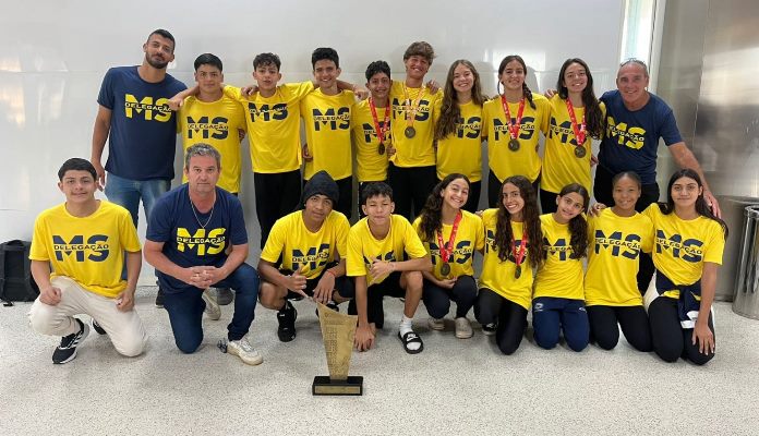 Atletas de MS conquistam 57 medalhas nos Jogos Escolares Brasileiros 2024