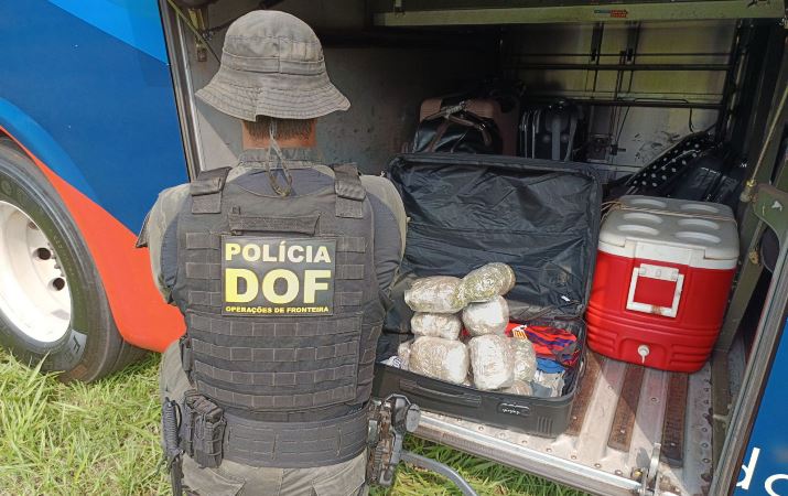 Homem que seguia com droga para Três Lagoas é preso pelo DOF em Maracaju