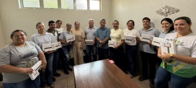 Prefeitura de Bela Vista Entrega Tablets para Agentes de Saúde