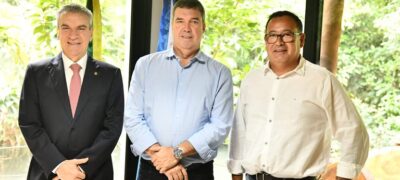 Com Riedel e prefeito Bandeira, Paulo Corrêa articula construção do minianel viário em Amambai