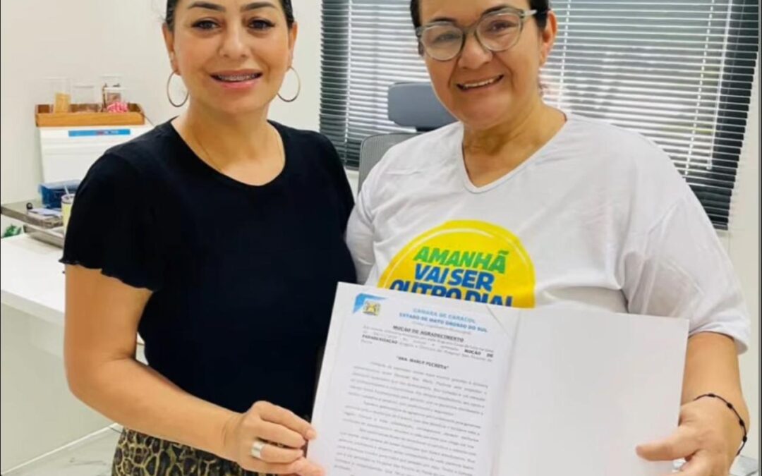 Diretora do Hospital São Vicente de Paula, Marly Pucheta, Recebe Moção de Agradecimento da Câmara de Vereadores de Caracol