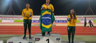 Paratleta do Sprint Social conquista 3 medalhas em campeonato mundial escolar no Bahrein