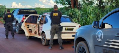 Veículo com cigarros contrabandeados é apreendido pelo DOF em Caarapó