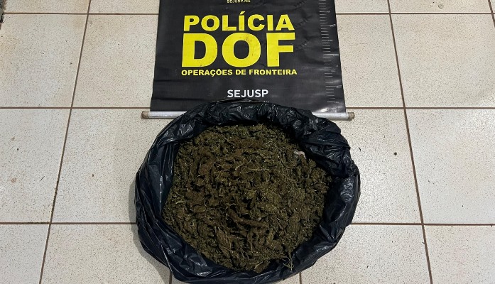 Homem que seguia com droga para reserva indígena é preso pelo DOF em Amambai