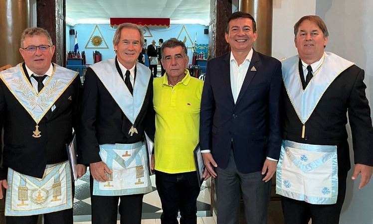 Vereador Villasanti recebe homenagem da Loja Maçônica Luz e Verdade de Bela Vista