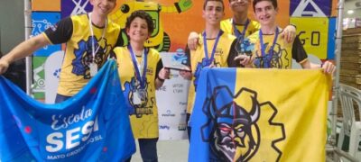 Escola Sesi de Naviraí brilha na Olimpíada Brasileira de Robótica e garante vaga no mundial