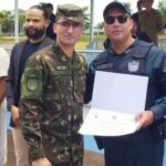 Comandante do 11º BPM é homenageado em formatura na 4ª Cia e CMB Mec