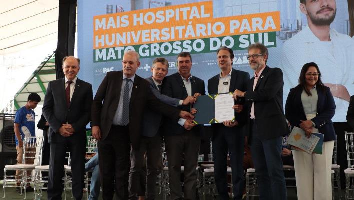 Ministro da Educação e Presidente da Ebserh oficializam investimento de R$ 28 Milhões para expansão do HU-UFGD