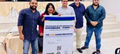 Antônio João Sedia Lançamento do Programa Assomasul Itaipu 4.0: Formação Superior para Servidores Municipais