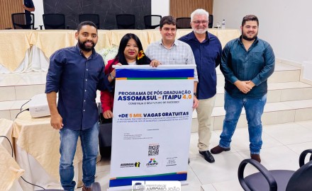 Antônio João Sedia Lançamento do Programa Assomasul Itaipu 4.0: Formação Superior para Servidores Municipais