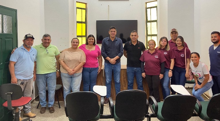 Reunião do Conselho Municipal de Saúde com prefeito Gabriel Boccia