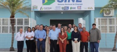 Terceiro município gerador de empregos em MS, Inocência inaugura Casa do Trabalhador da Funtrab