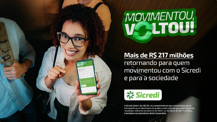 Sicredi Centro-Sul MS/BA alcança mais de R$ 217 milhões em resultados financeiros em 2024
