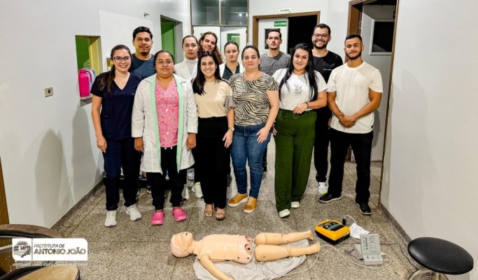Prefeitura de Antônio João realiza curso de atendimento em urgência e emergência para enfermeiros