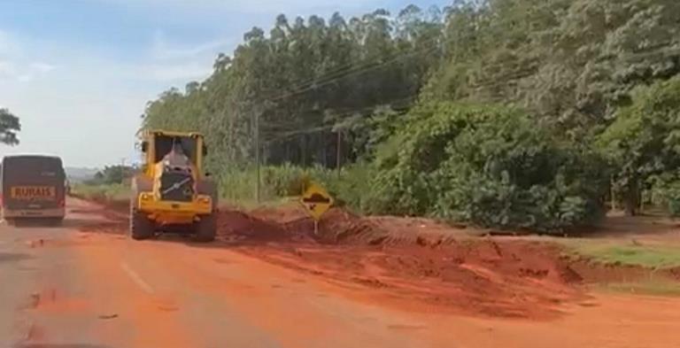 Ação Parlamentar: MS-276 já está em obras após pedido de Renato Câmara