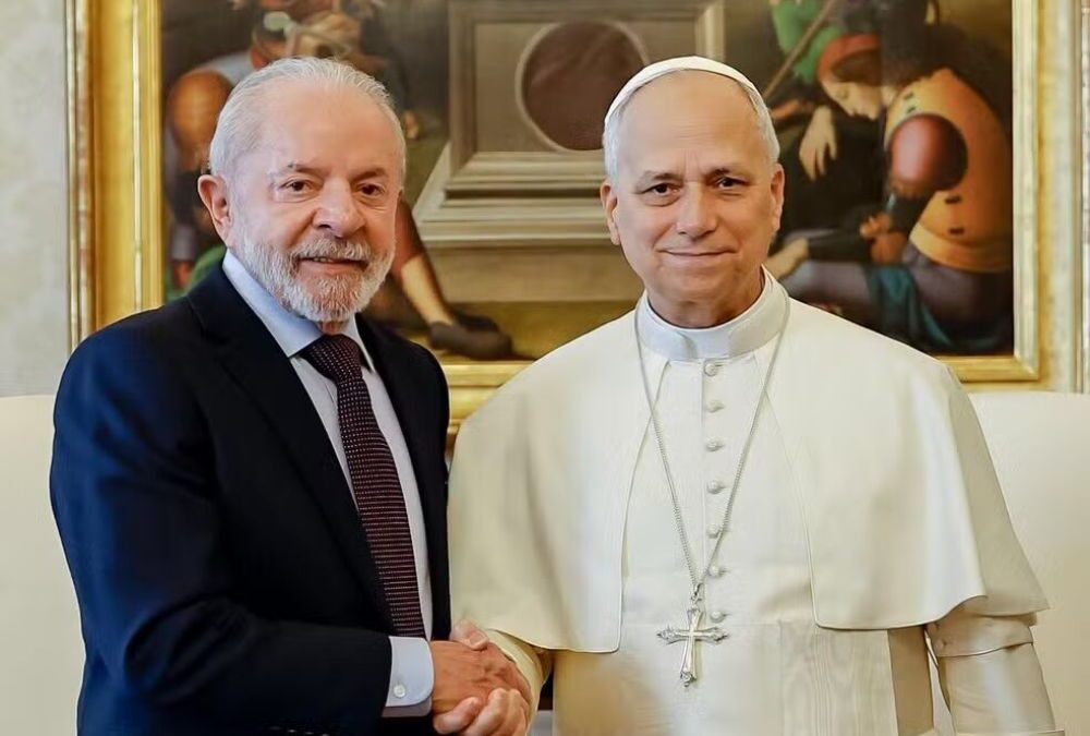 Lula se encontra com papa Leão XIV no Vaticano